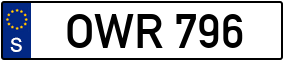 Truck License Plate